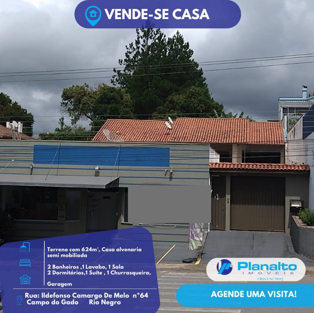 Casa - Venda - Campo do Gado - Rio Negro - PR